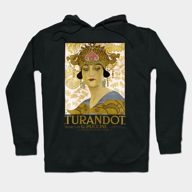 Turandot poster Hoodie by UndiscoveredWonders